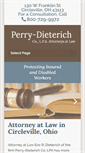 Mobile Screenshot of perrydieterich.com